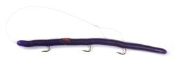 KELLY'S® SCENTED 3 HOOK PIER-BOY SPECIAL RIGGED PLASTIC BASS WORMS 6 COLORS  USA!